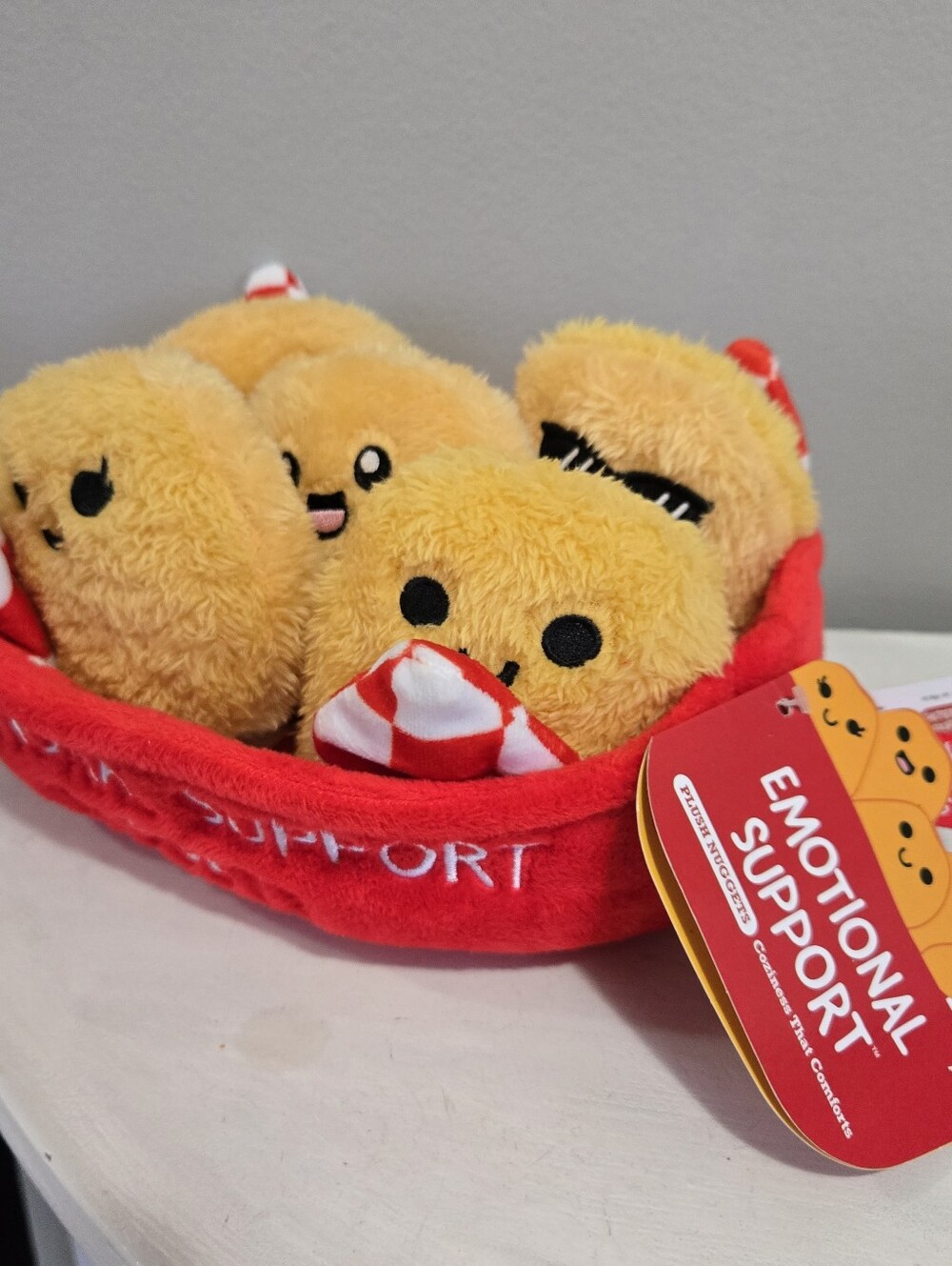 Emotional Support Nuggets Plush Mini Chicken Nuggets Set NWT 2024 Relatable D42